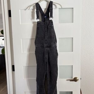 GAP Charcoal Denim Overalls
